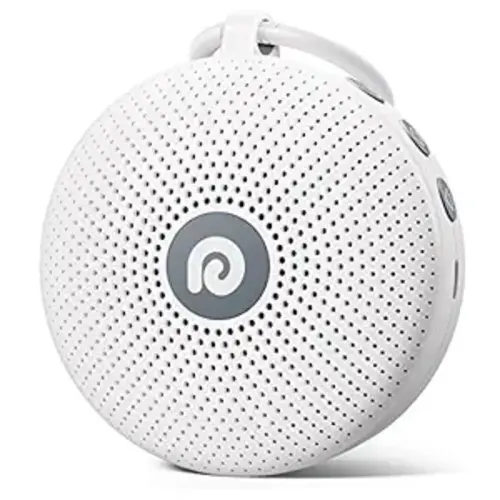 Dreamegg Portable Noise Machine for Baby Adult, Features Powerful Battery, 21 Soothing Sound, Noise Canceling for Office & Sleeping, Sound Therapy for Home, Travel, Registry Gift, Classic White