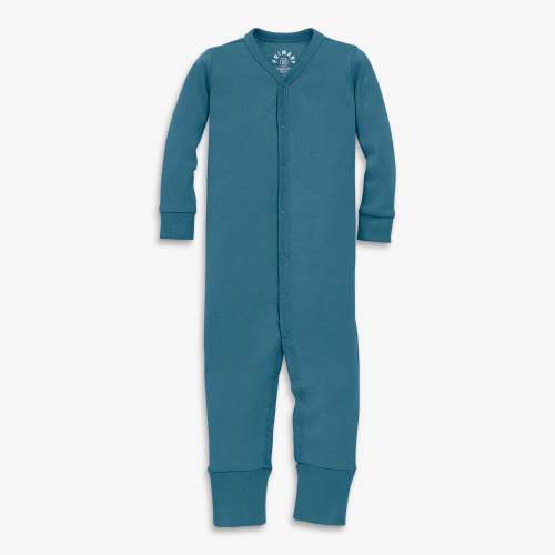 Clearance baby organic snap romper with convertible foot (nb) | Primary.com