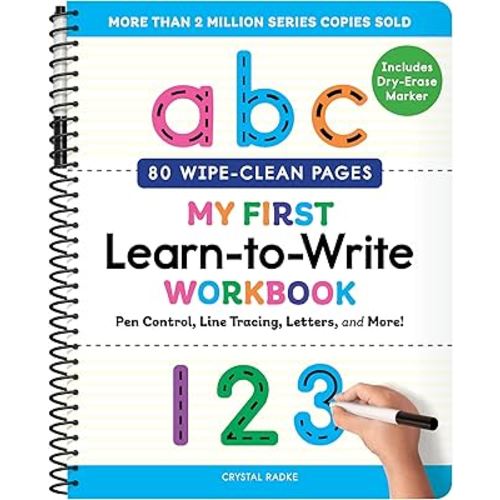 My First Learn-to-Write Workbook: Pen Control, Line Tracing, Letters, and More! (My First Preschool Skills Workbooks)