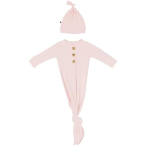 KYTE BABY Knotted Gown with Hat Set