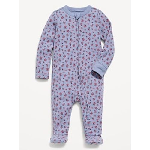 Ribbed 2-Way-Zip Sleep & Play Footed One-Piece for Baby | Old Navy