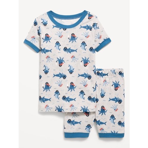 Printed Snug-Fit Pajama Set for Toddler & Baby