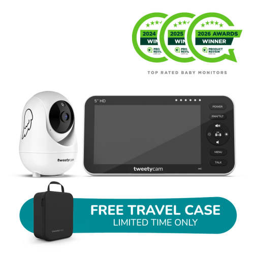 Tweetycam baby monitor with camera
