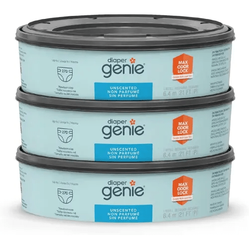 Diaper Genie Bags Refills 270 Count (Pack of 3) with Max Odor Lock | Holds Up to 810 Newborn Diapers