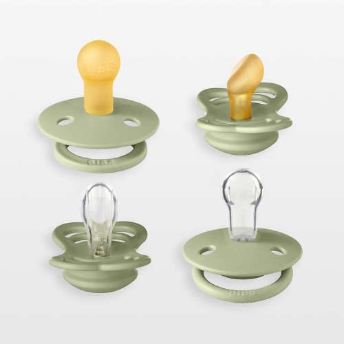 BIBS Sage Try It Collection Latex Baby Pacifiers
