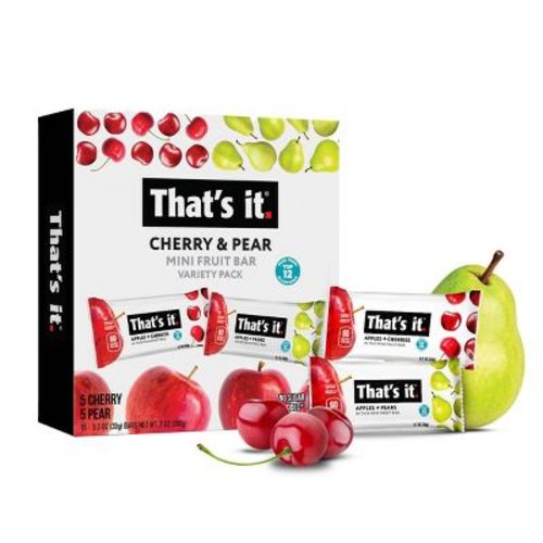 That's it. Cherry and Pear Mini Snack Bars Variety Pack - 7oz/10ct