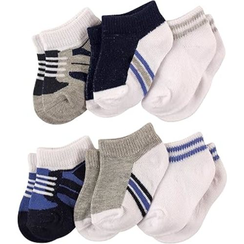 Luvable Friends Unisex Baby Newborn and Baby Socks Set
