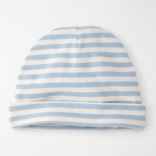 Baby Organic Cotton Striped Rib Cap | Carter’s Oshkosh Canada