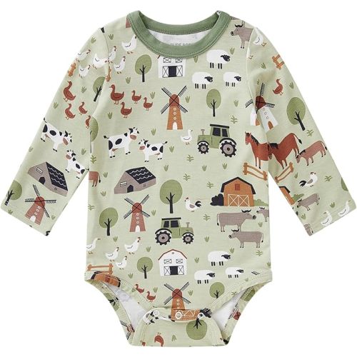 pureborn Baby Boys Girls Bodysuit Super Soft Cotton Romper 0-24 Months