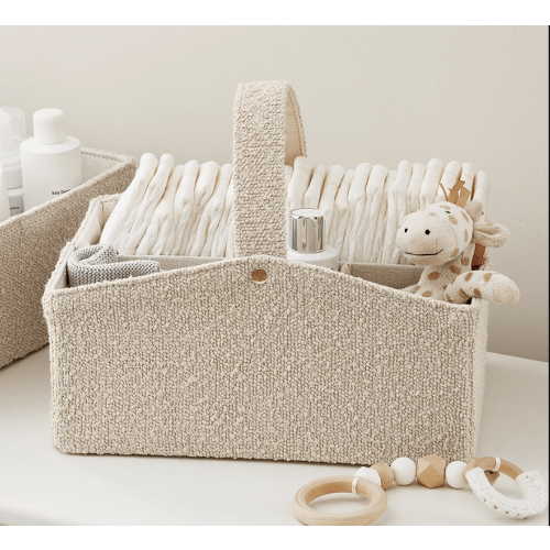 Boucle Nursery Storage Caddy