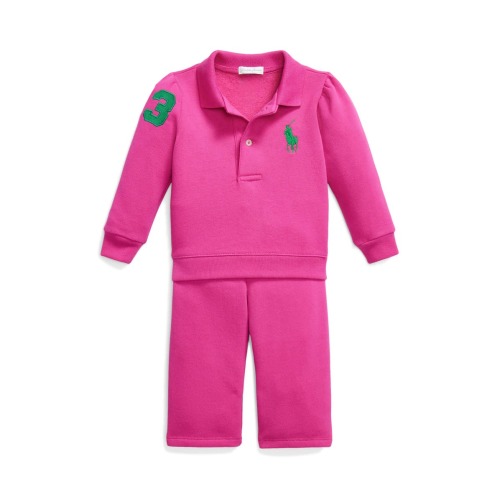 Embroidered Magic Fleece Sweatshirt & Sweatpants Set, 12M