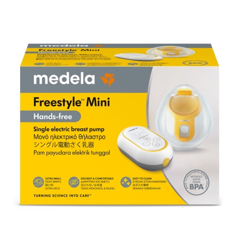 Medela Freestyle Mini Hands-Free Single Electric Breast Pump White