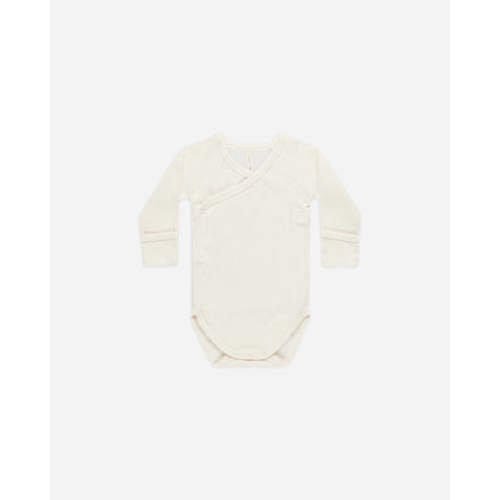 Side Snap Bodysuit || Ivory