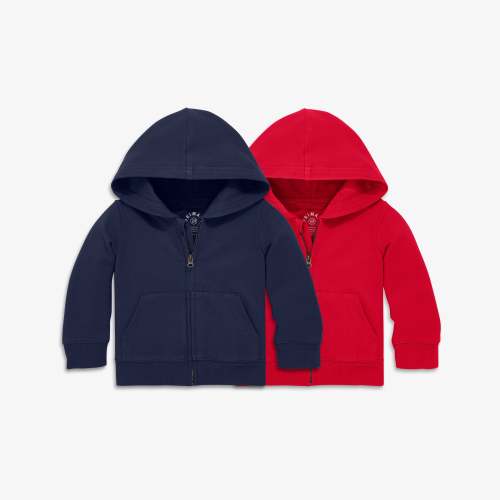 Baby zip hoodie 2-pack | Primary.com