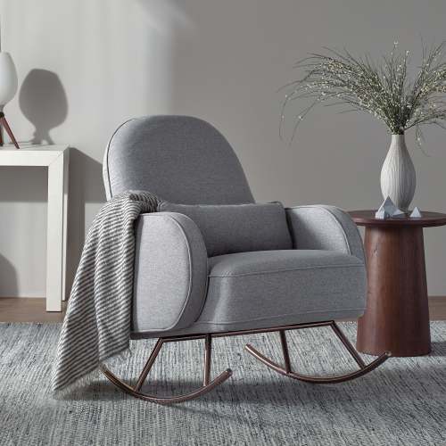 Compass Rocker in Eco Performance Fabric – Babyletto
