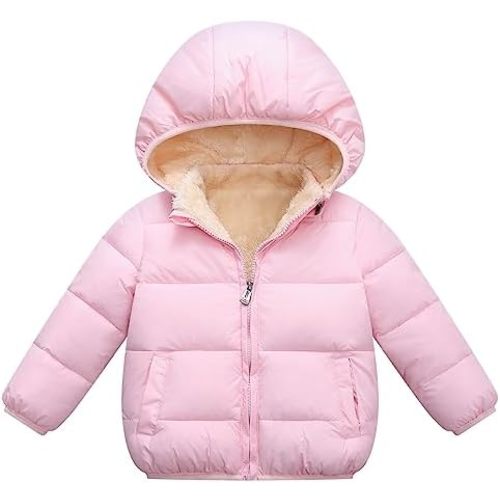 Baby Boy Girl Padded Puffer Jacket Winter Snow Warm Coat For Kid Outwear