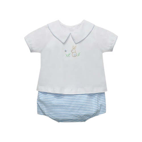 Baby Sen Blue Sonny Short Set - Little Cottontail