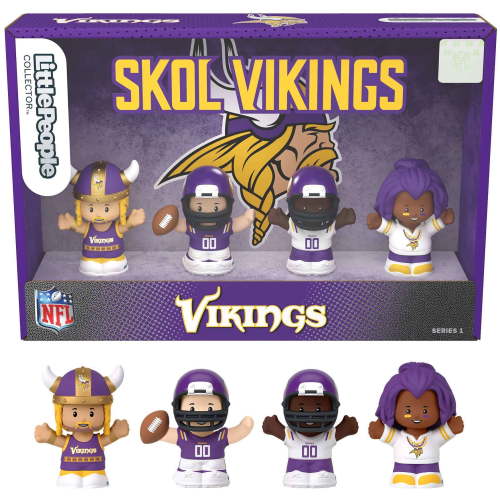 Fisher-Price Little People Minnesota Vikings Four-Piece NFL Collector Set