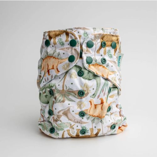 Animals and Insects: Essentials Pocket Cloth Diaper with Athletic Wicking Jersey, Grows with your Baby