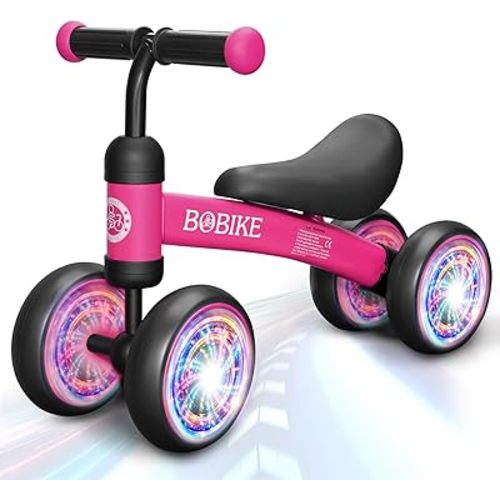 Baby Balance Bike Toys for 12-36 Months Kids Toy Boy and Girls Gifts Toddler Best First Birthday Gift Children Walker No Pedal Infant 4 Wheels Bicycle
