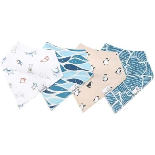 Copper Pearl Baby Bibs 4 Pack, Arctic Wonder