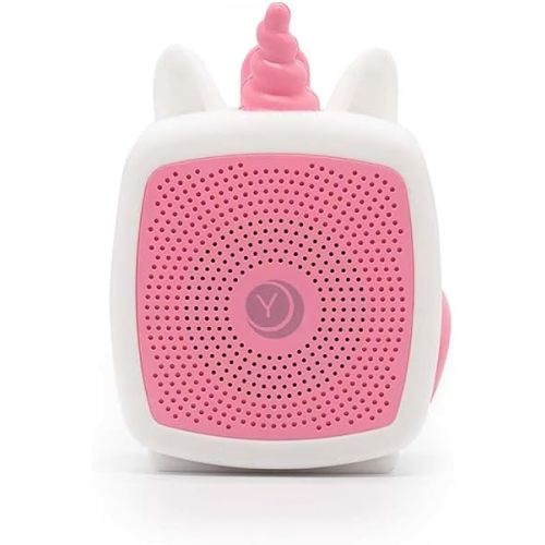 Yogasleep Pocket Baby Soother Unicorn, White Noise Machine, 6 Soothing Sounds & Timer for Better Sleep, Includes Brown Noise & Lullabies, Compact Size for Travel & Child Safe, Must Have Registry Gift