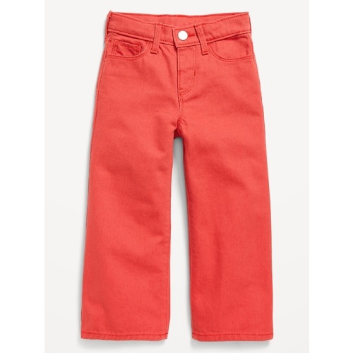 High-Waisted Baggy Wide-Leg Jeans for Toddler Girls