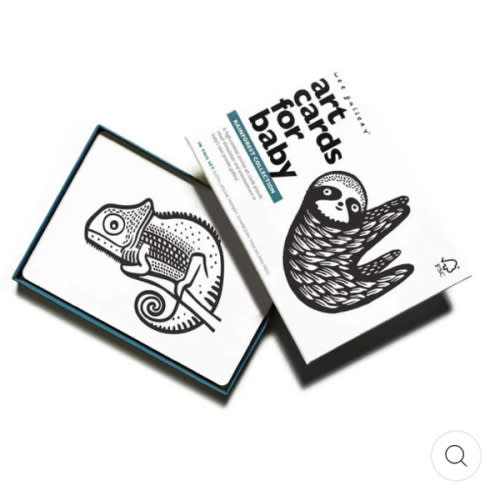 Wee Gallery Art Cards for Baby - Rainforest Collection