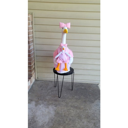 Mommy and Baby Porch Goose Outfit - Pink Porch Goose Dress - Baby Carrier Porch Goose - Baby Wearing Porch Goose
