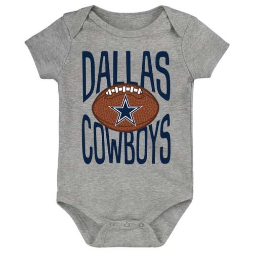 Dallas Cowboys Outerstuff Newborn For the Ball Creeper - Dark Grey