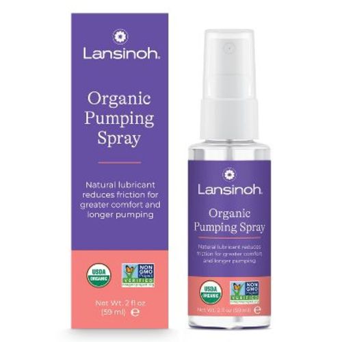 Lansinoh Organic Pumping Spray Lanolin-Free Breast Pump Flange Lubricant - 2 fl oz