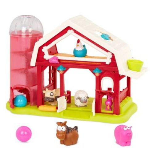 B. toys - Interactive Toy Red Barn - Musical Fun Farm: Baby Learning Toy with Lights & Sound Effects