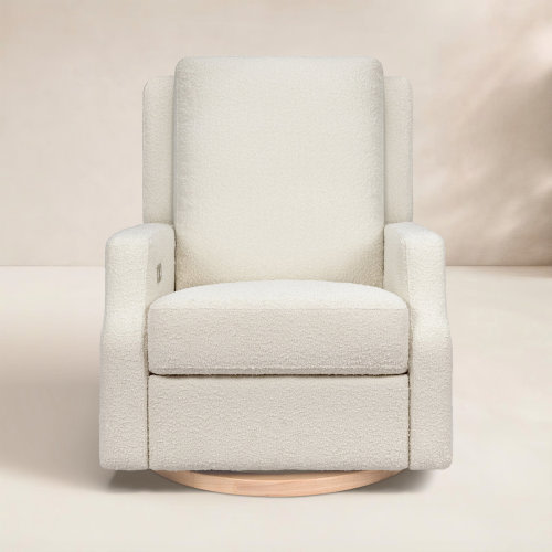 Namesake Crewe Electronic Recliner and Swivel Glider in Eco-Performance Fabric & Reviews | Birch Lane