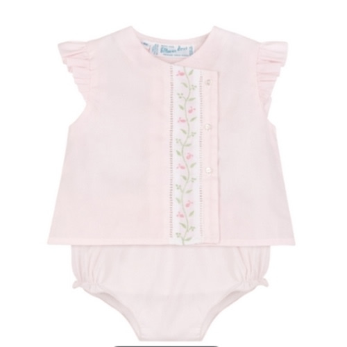 Pink Floral Vine Diaper Set | Feltman Brothers, NB