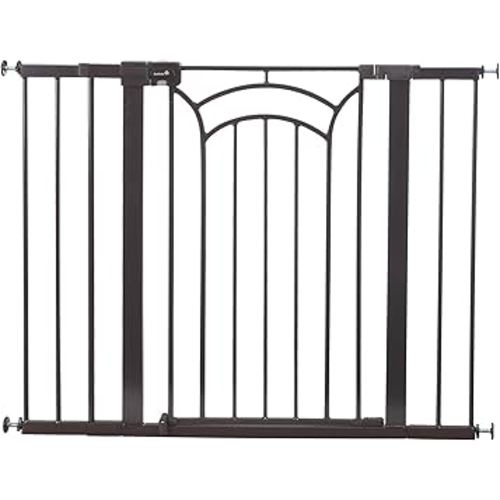 Safety 1st Easy Install Baby Gates for Doorways, Tall & Wide, Décor Easy Install, Pressure Mount Fastening, No Drilling
