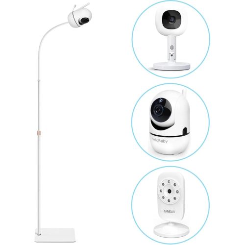 AISVAN Adjustable Height Baby Monitor Floor Stand Holder for Hellobaby HB6560/HB6550 HB65/HB66/HB248 Baby Monitor and Also Compatible with The Nanit Pro Smart Monitor & Flex Stand