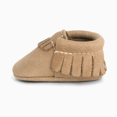 Newborn Moccasins - Weathered Brown