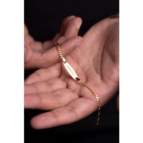 Baby Bracelet Gold - Child ID Bracelet - Baby Bracelet Gold - Baby Bracelet Silver - Baby Shower Gift