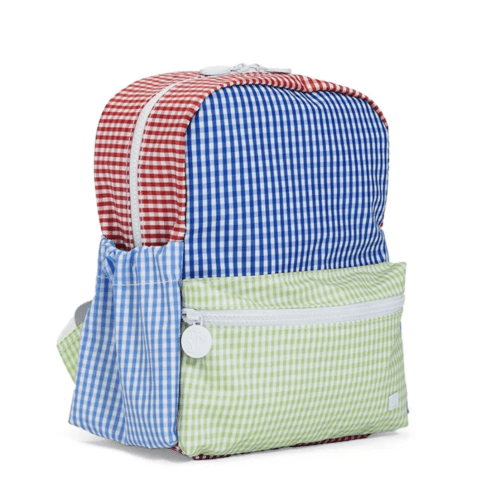 Patch Blue Mini Gingham Backpack