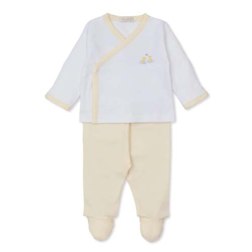 Kissy Kissy Premier Kimono Footed Pant Set || Duck Pond