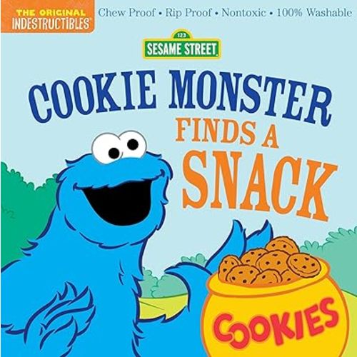 Indestructibles: Sesame Street: Cookie Monster Finds a Snack: Chew Proof · Rip Proof · Nontoxic · 100% Washable (Book for Babies, Newborn Books, Safe to Chew) Paperback – April 16, 2024