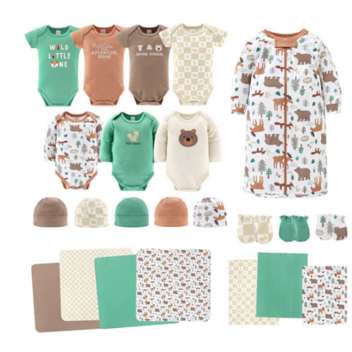 Wilderlust Baby Layette Gift Set, 23 Piece