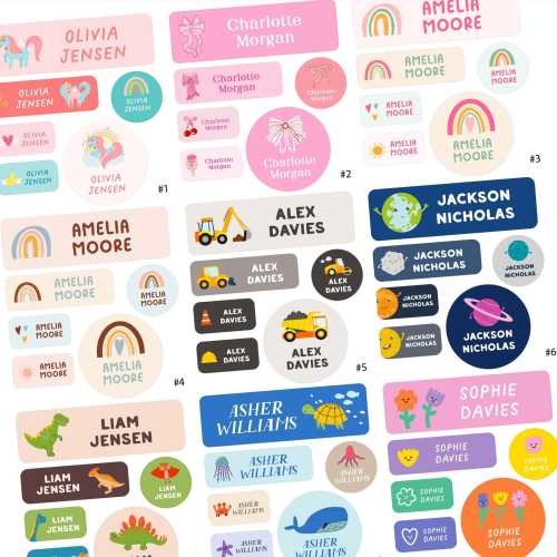 Waterproof Daycare Labels, Custom Name Stickers Dishwasher Safe, Custom Name Labels Vinyl, Personalized School Labels, Camp Labels