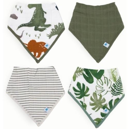 Little Unicorn Cotton Muslin with Fleece Bandana Bib