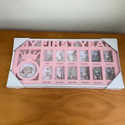 My first year baby photo frame