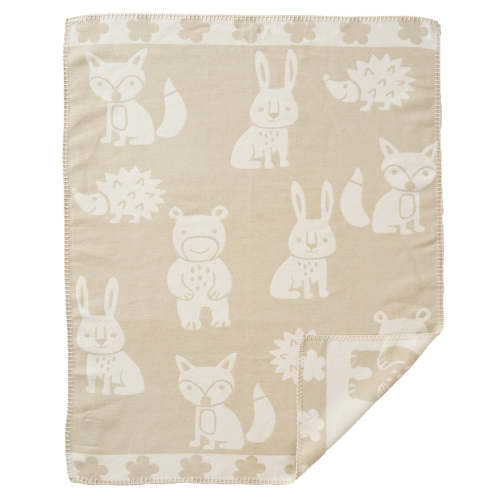 Smile Organic Cotton Baby Blanket, Four Color Variants
