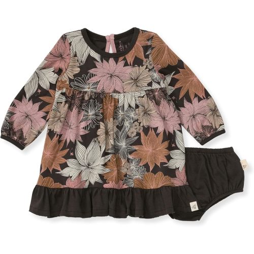 Burt's Bees Baby Baby Girls' Dress, Infant & Toddler, Short & Long-Sleeve, 100% Organic Cotton