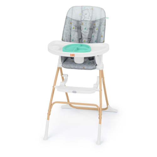 Bright Starts Disney Baby Winnie the Pooh Classic Pals Compact Folding High Chair, Gray