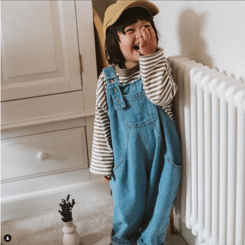 The Oversized Denim Dungaree
