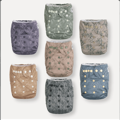 Modern Blooms Cloth Diapers
